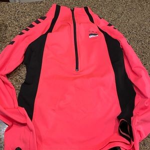 Pink lightweight pullover